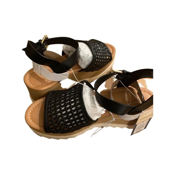NWB Universal Thread Alba Sandals Black   - Picture 5 of 11